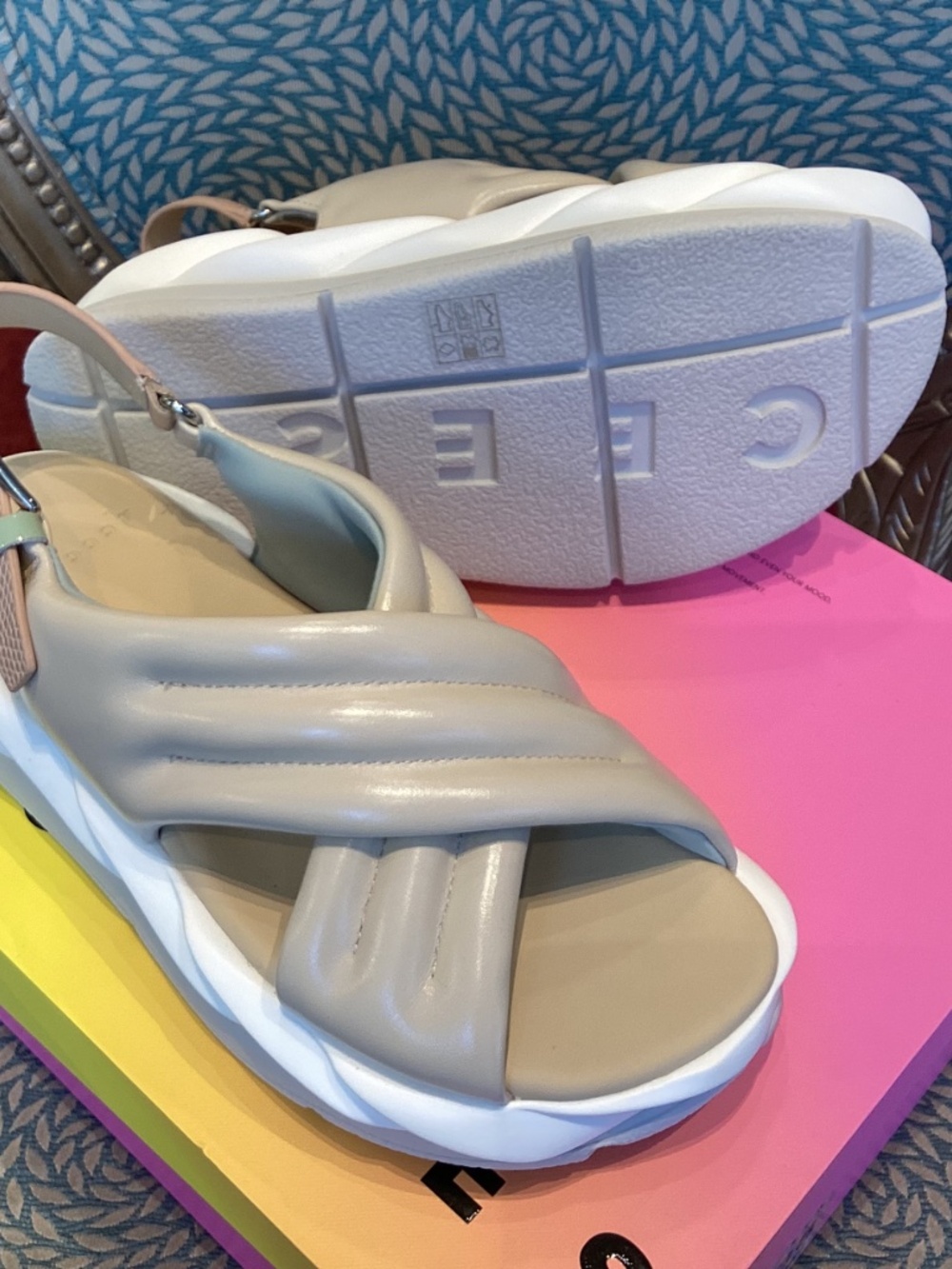 4CCCCEES Mellow Mana Platform Sandal in Cream - Picture 5 of 6